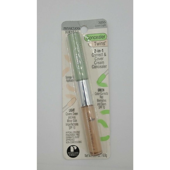Physicians Formula Twins Concealer 2-in-1 Correct & Cover Cream Concealer 3055 - Picture 1 of 2